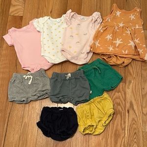 Girls 0-3 month Summer Bundle